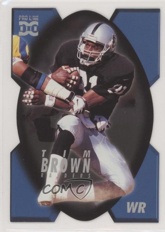 1998 Pro Line DC III Tim Brown #22 HOF 02v3