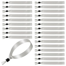 25 Pcs 6.7 Inch Adjustable Event Wristbands, ...
