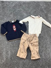 Boys Janie and Jack Lot 3 pieces-Size 3-6 months Christmas Holiday Outfit