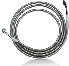 12"-14" Handlebar Cable Kit Hydraulic Clutch Cable 76” for Harley Touring 201...