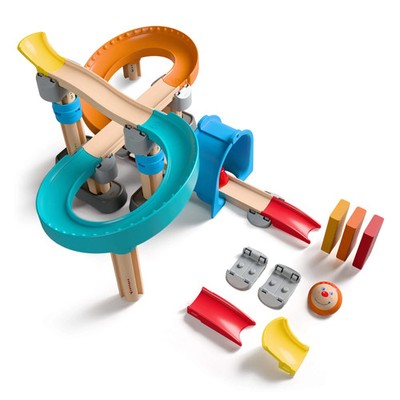 HABA Kullerbu Ball Track System: Build & Grow Creative Curves Marble Run for 1+