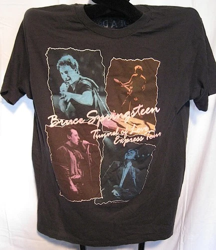 Bruce Springsteen Tunnel of Love Tour Shirt Large Black 1980s vintage concert t-shirt, vintage, size L, single stitch, B+ condition