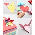 Engagez-vous créer et inspirer avec 100 pièces de papier origami carré en 10