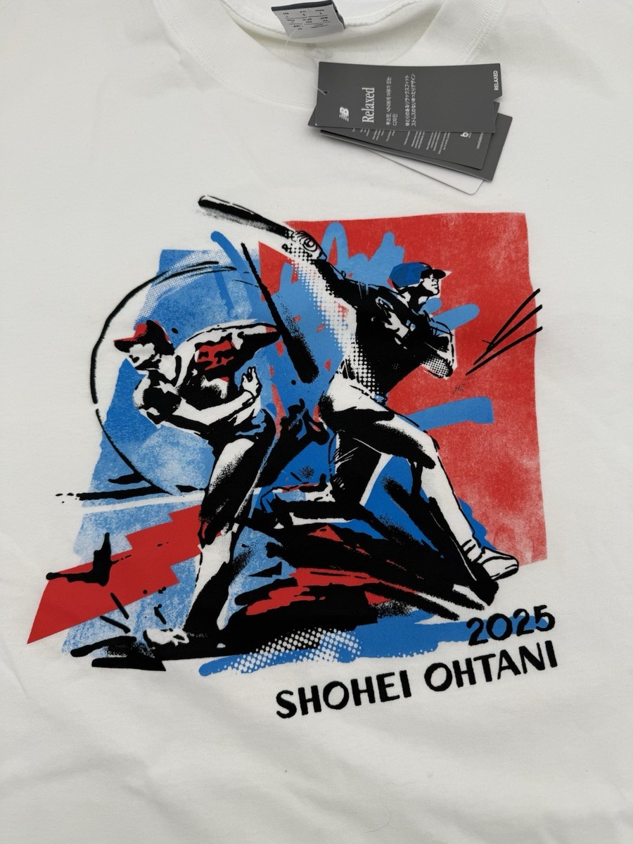 Shohei Ohtani New Balance Baseball graphic t-shirt White
