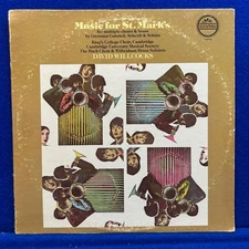 St Marks Giovanni Gabrieli Scheidt Schutz Vinyl LP Record Album SQ 603324 NM/EX-