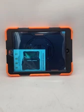 IPad 10.2" case w/ Screen Protector, Pencil Holder, 360 Hand & Sholder Strap 