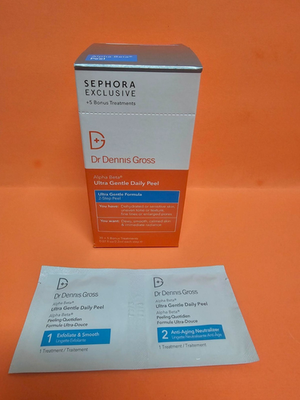 #ad Dr.Dennis Gross 35 pc box Ultra Gentle Alpha Beta Peel Pads exp 2 27 sensitive $45.00