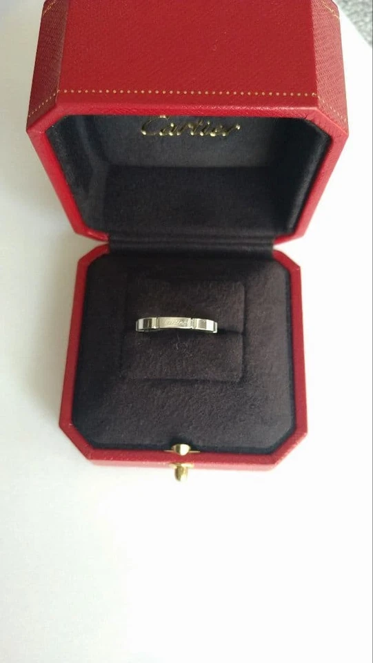 Cartier Maillon PANTHERE Ring 18K White Gold size 53 used with box - Image 2 of 4
