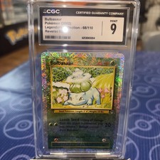 CGC 9 MINT Bulbasaur 68/110 Legendary (Collection) Reverse Holo Pokemon Card