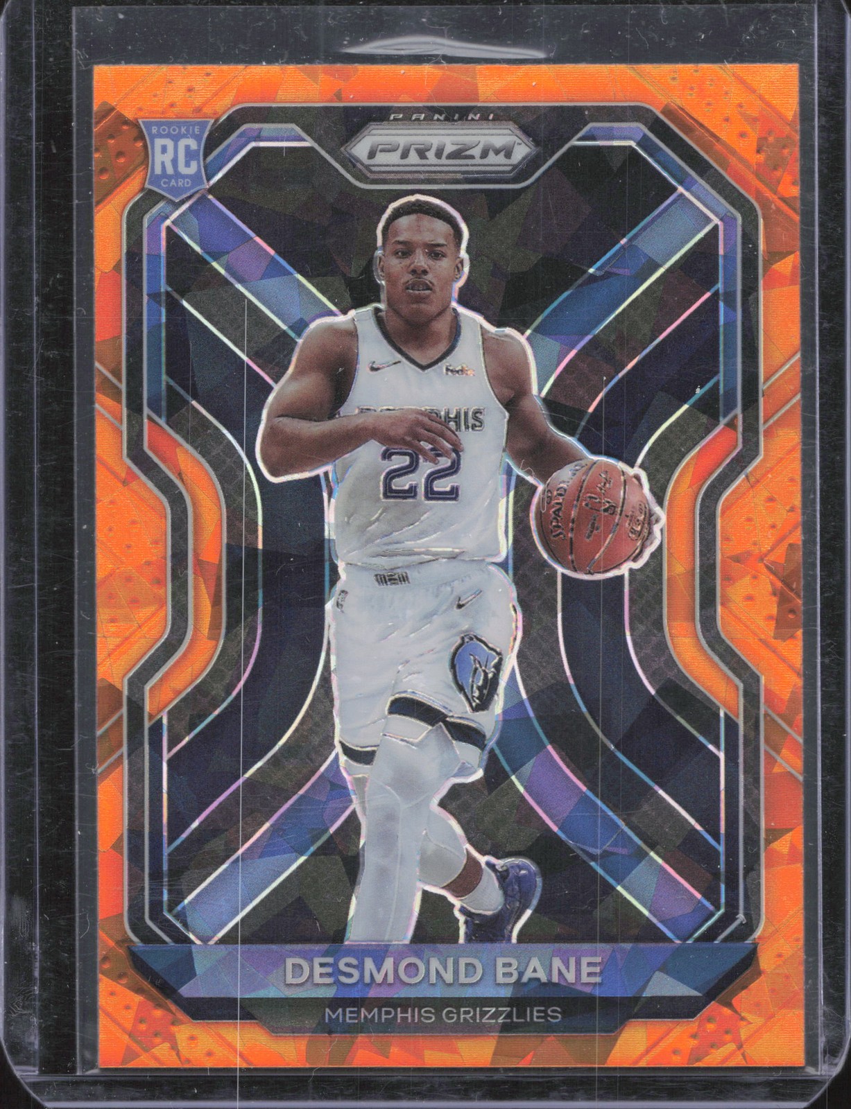 2020-21 Panini Prizm #297 Desmond Bane Orange Ice Prizms