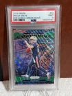2024 Prizm Drake Maye Fireworks RC Green Wave #22 Patriots PSA 9