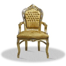 Barock stuhl gold Esstisch modern repro look klassich punkte luxus edel qualität