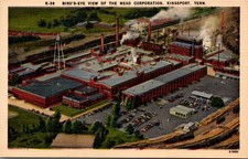Bird’s-Eye View of Mead Corporation Kingsport Tennessee Vintage Postcard