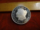 Morgan Dollar Design 1 Oz 0.999 Fine Silver Round - No Reserve