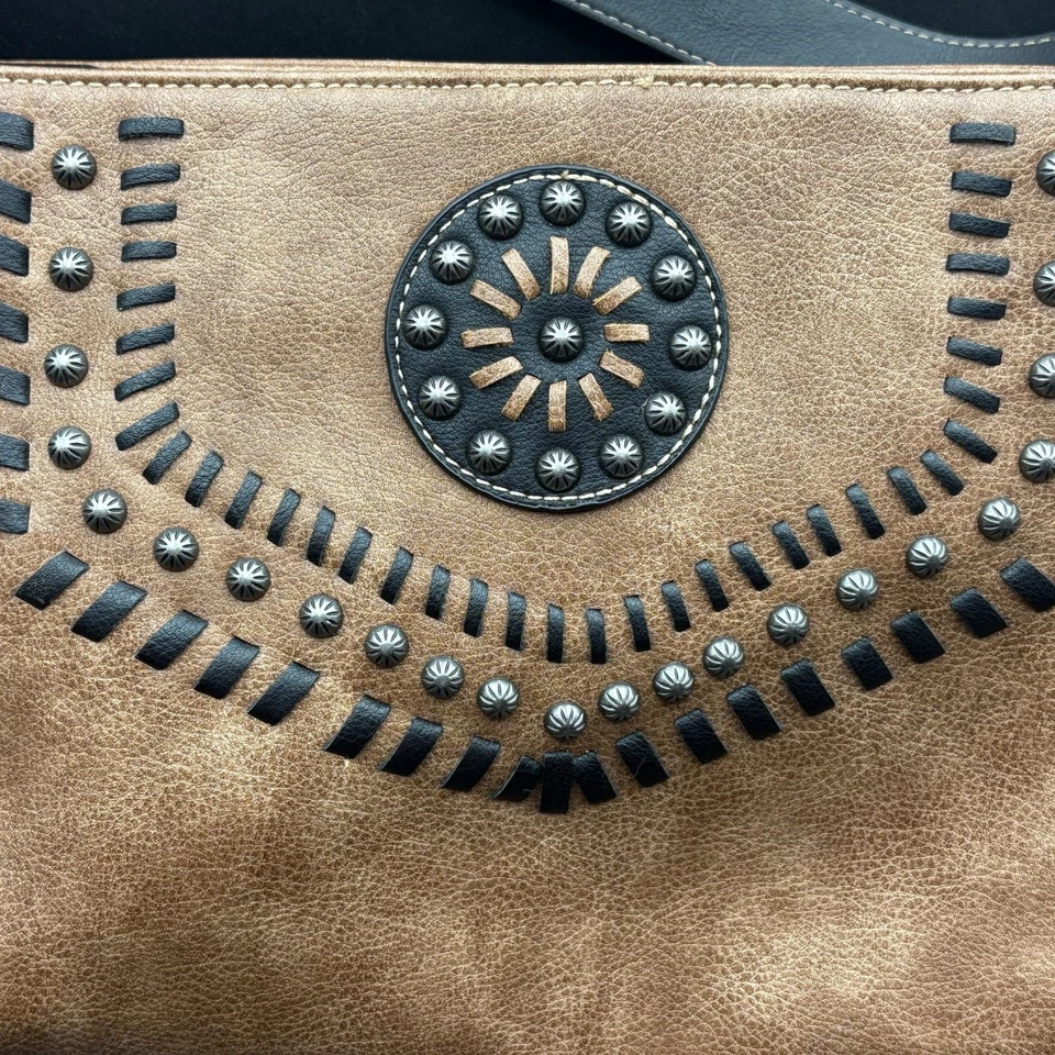 Женская западная сумка-мессенджер Vanessa скрытое ношение сумочка коричневая от Blazin Roxx - Изображение 2 из 4