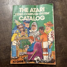 1981 Atari Video Computer System Game Catalog - Vintage