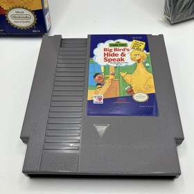 Sesame Street: Big Bird's Hide & Speak Nintendo NES Complete