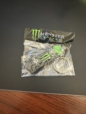 New 2025 Monster Energy Drink Skateboard Keychain Keyring Monster Energy Promo