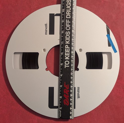 Cinta de grabación de sonido Maxell UD 35-180 de colección - carrete a carrete de metal de 10,5" - Japón - Imagen 4 de 16