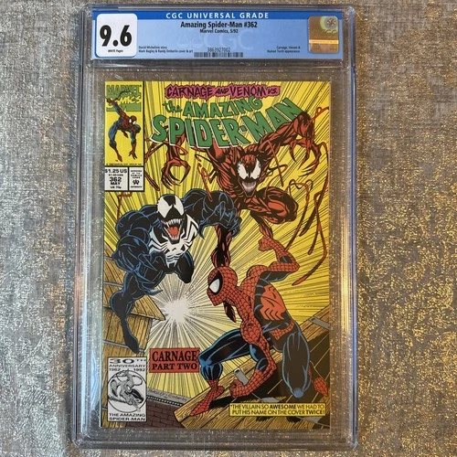 Amazing Spiderman #362 CGC 9.6 (Carnage) Marvel