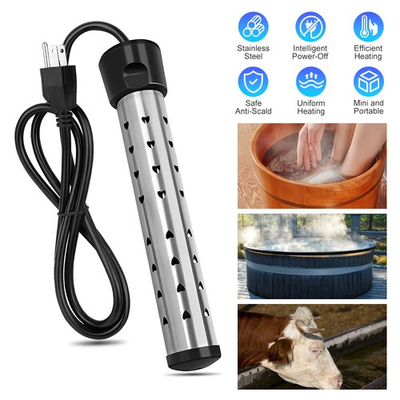 #ad 2200W Hot Fast Boiling Water Rod Electric Immersion Heating Rod Water Heater NEW $22.49