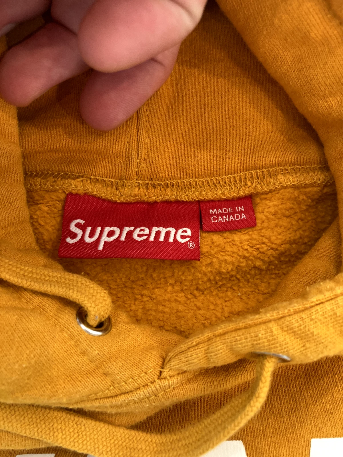 Felpa con cappuccio Supreme Known As G taglia grande uomo New York usata SS20