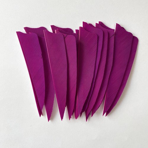 100 Pcs 3Inch Turkey Arrow Feathers Shield Cut Hunting Archery Fletching for Bow - Picture 12 of 41
