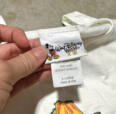 トップス 90's SPLASH MOUNTAIN Disney T Splash Mountain Disney World WDW 90s Vintage Shirt No Tag XL 26x20