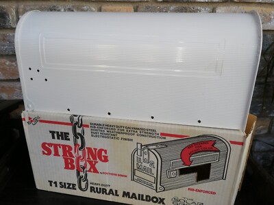 US Mailbox The Strong Box Aluminium Briefkasten weiß Original USA Mail