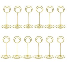 20 Pack Table Number Holders Place Card Holder Photo Picture Holder for Weddi...