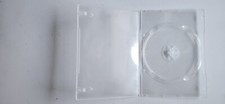 NEW 7mm Standard Clear Slimline 1-Disc DVD Case with Outer Sleeve