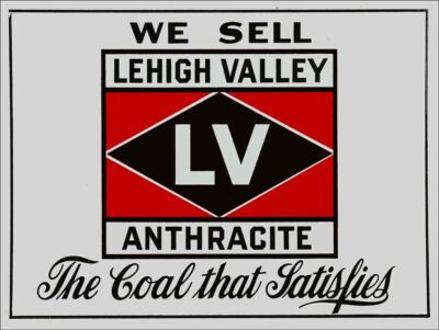 WE SELL LEHIGH VALLEY ANTHRACITE 16'' HEAVY DUTY USA MADE METAL ADVERTISING SIGN