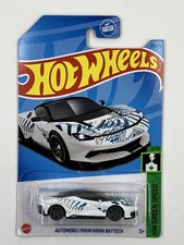 2023 Hot Wheels Green Speed 5/10 Automobili Pininfarina Battista White 