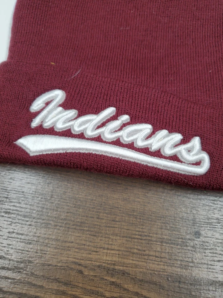 Город охотник Cleveland индейцев Beanie красный шляпа один размер часы крышка черепа крышка трикотажа - Изображение 2 из 4