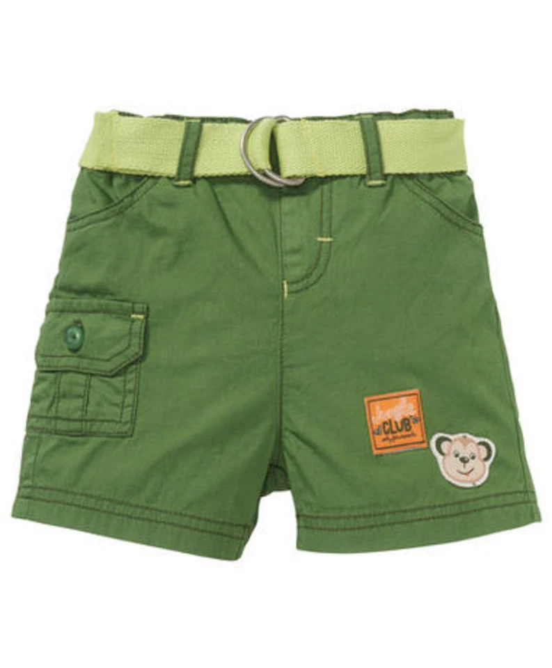 Ergee Baby Jungen Shorts Affe kurze Hose mit Gürtel verstellbarer Bund Gr. 68 - Bild 1 von 1