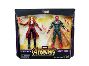 scarlet witch vision marvel legends