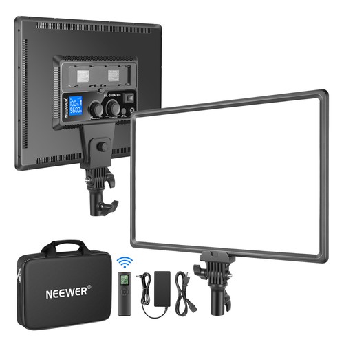 Neewer 288 Dimmable Large LED Video Light Panel 45W with 2.4G Remote Control - Bild 1 von 7