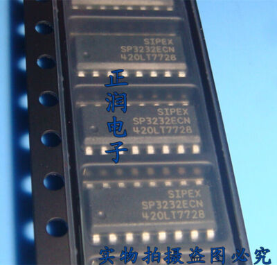 10pcs SP3232ECN-L/TR SP3232ECN +3.0Vto+5.5V RS-232 Transceivers SOP16 #E8*