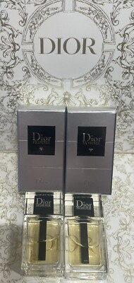 X 2 Dior Men Homme Eau de Toilette EDT MINI Travel Size 10 mL 0.34 fl oz - FRESH