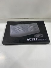 Trueque KC213 Wireless Keyboard  Mouse Combo, Wrist Rest, Phone Holder