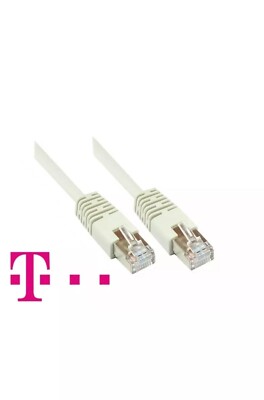 Netzwerkkabel LAN RJ45 5m Cat5 Twisted Pair Weiß Ethernetkabel für Router PC