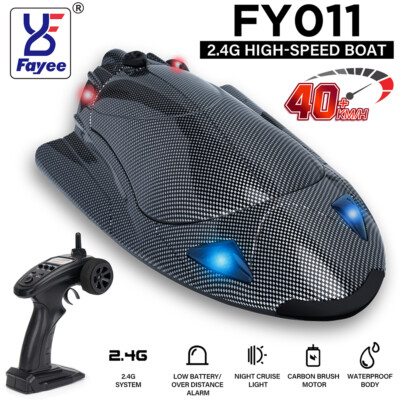 FAYEE FY011 2.4G 40KM/h High Speed Turbojet Speedboat 150M Brushed Racing Boat