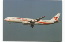 Postcard Airline SURINAM AIRWAYS A340-311 PZ-TCP Amsterdam AUC1.