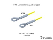 ETmodel 1:35 P35-312 WWII German Towing Cables Type.3 3D Printed