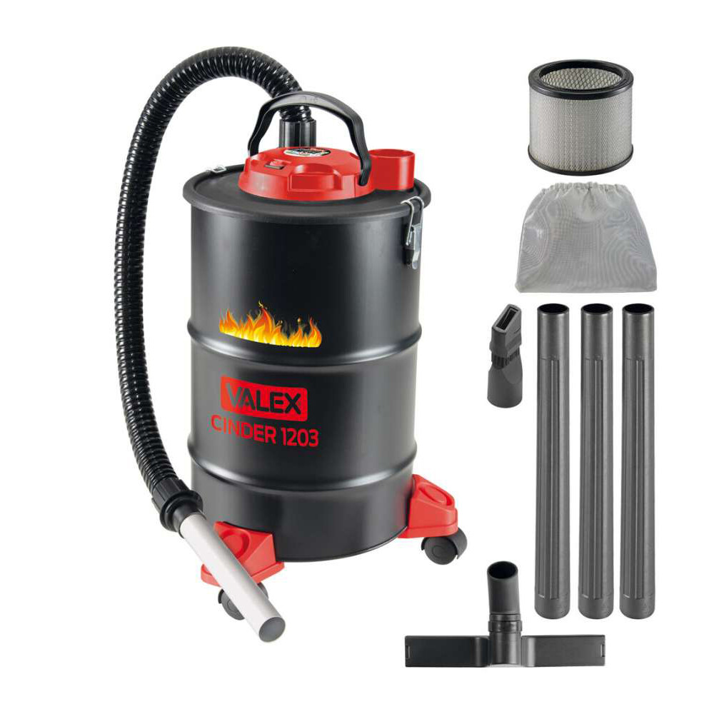 BIDONE ASPIRACENERE POLVERE 1200W 20Lt CINDER 1203 VALEX