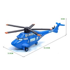 2 Pack Disney Pixar Cars Tow Mater & Dinoco Helicopter Film Diecast Model Car