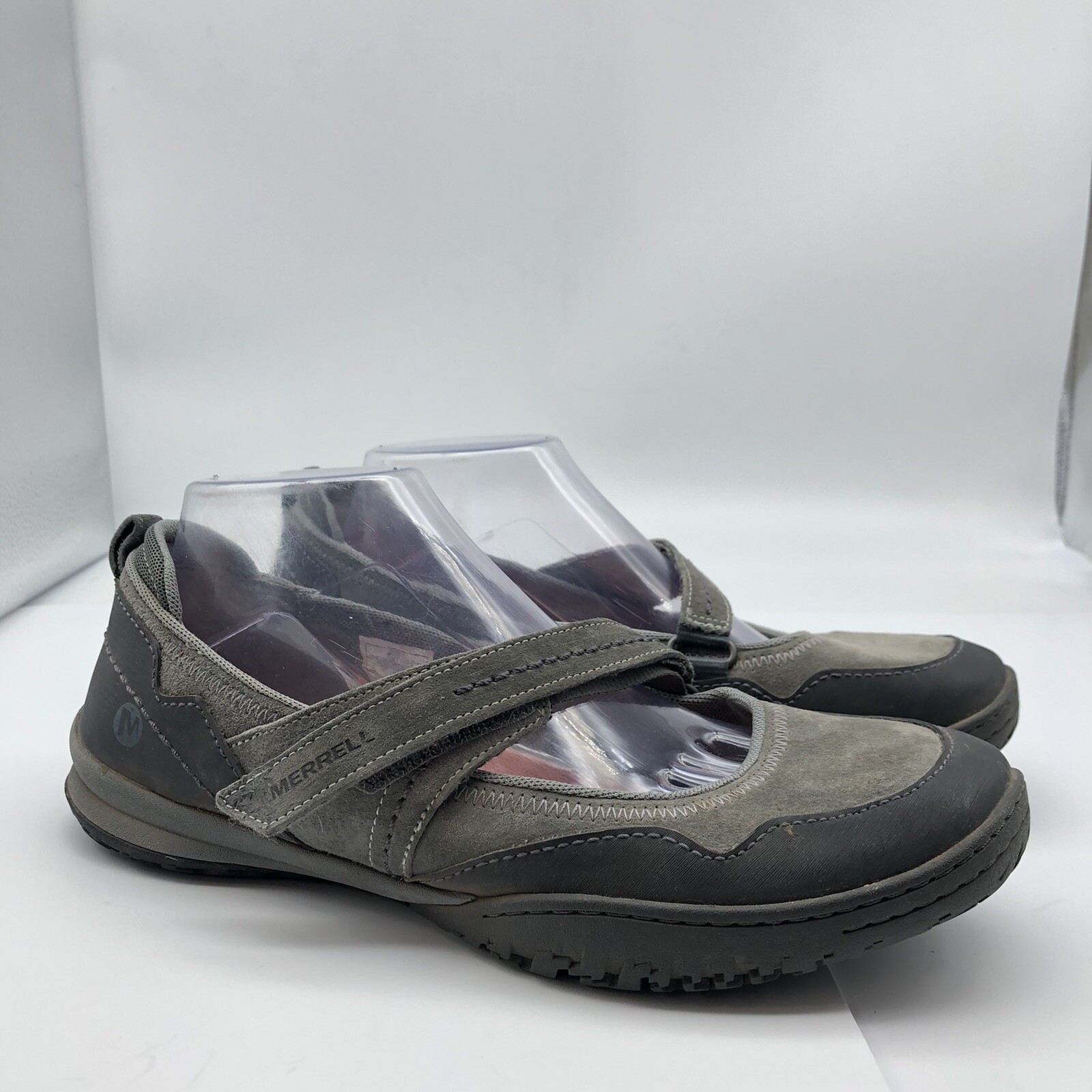 Scarpe Merrell Circuit MJ Canteen Mary Jane donna 9 5 cinturino grigio slip on