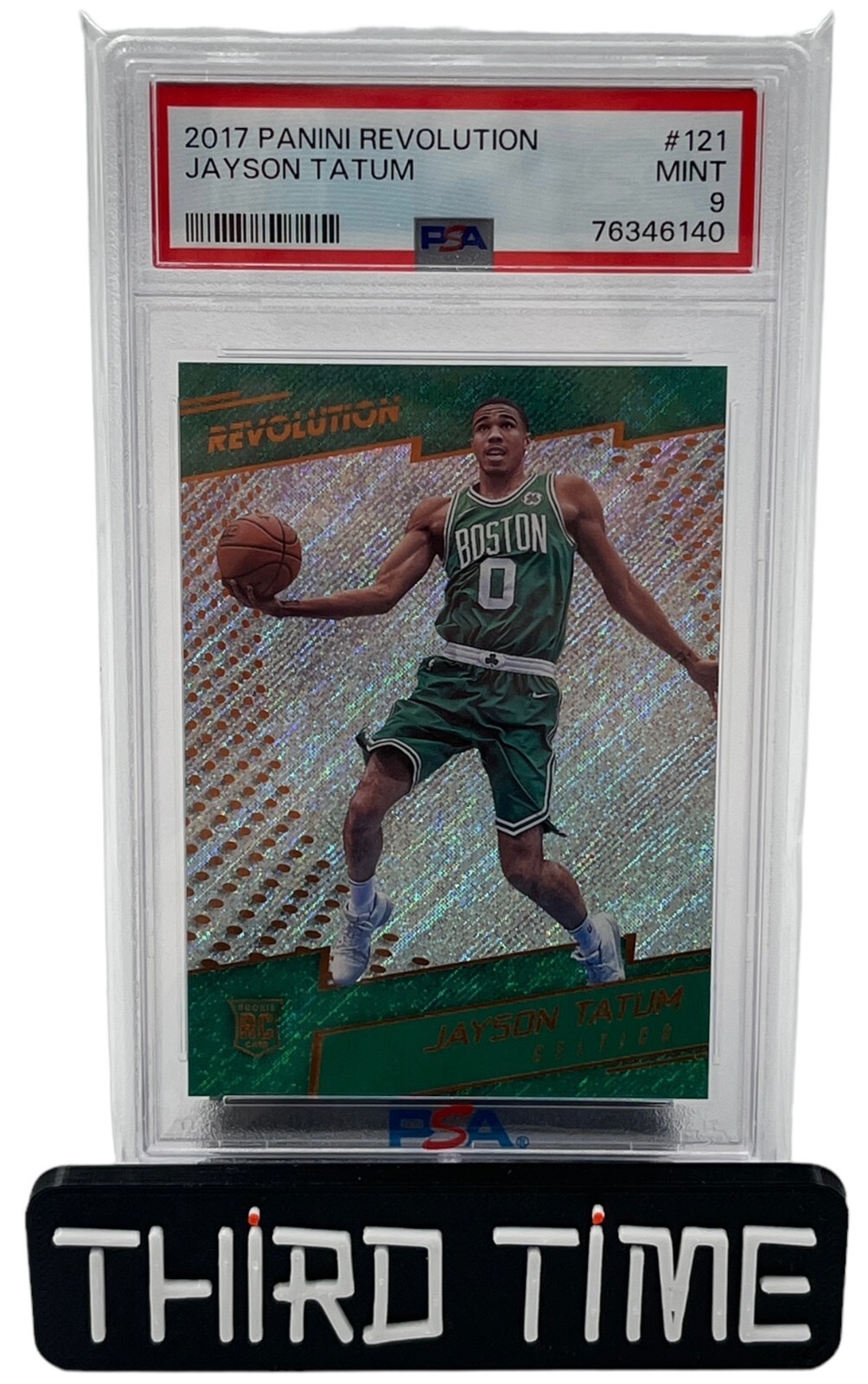 2017 Panini Revolution #121 Jayson Tatum Boston Celtics Mint Rookie RC PSA 9
