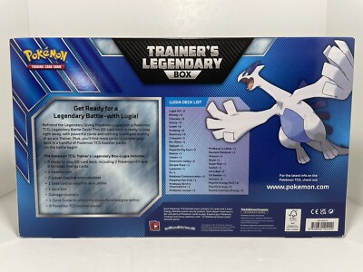 Pokemon TCG Trainer's Legendary Battle Lugia Deck Box Celestial