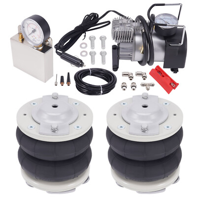 2X Luftfederung Hinten + 12V Kompressor Kit for Citroën Jumper 1994-2024 4000KG